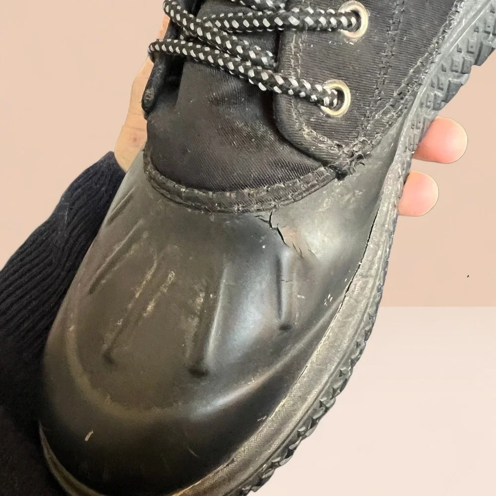Palladium Crushion SCRMBL DB TX Boots Waterproof Rubber Snow Men's 10 Black Duck